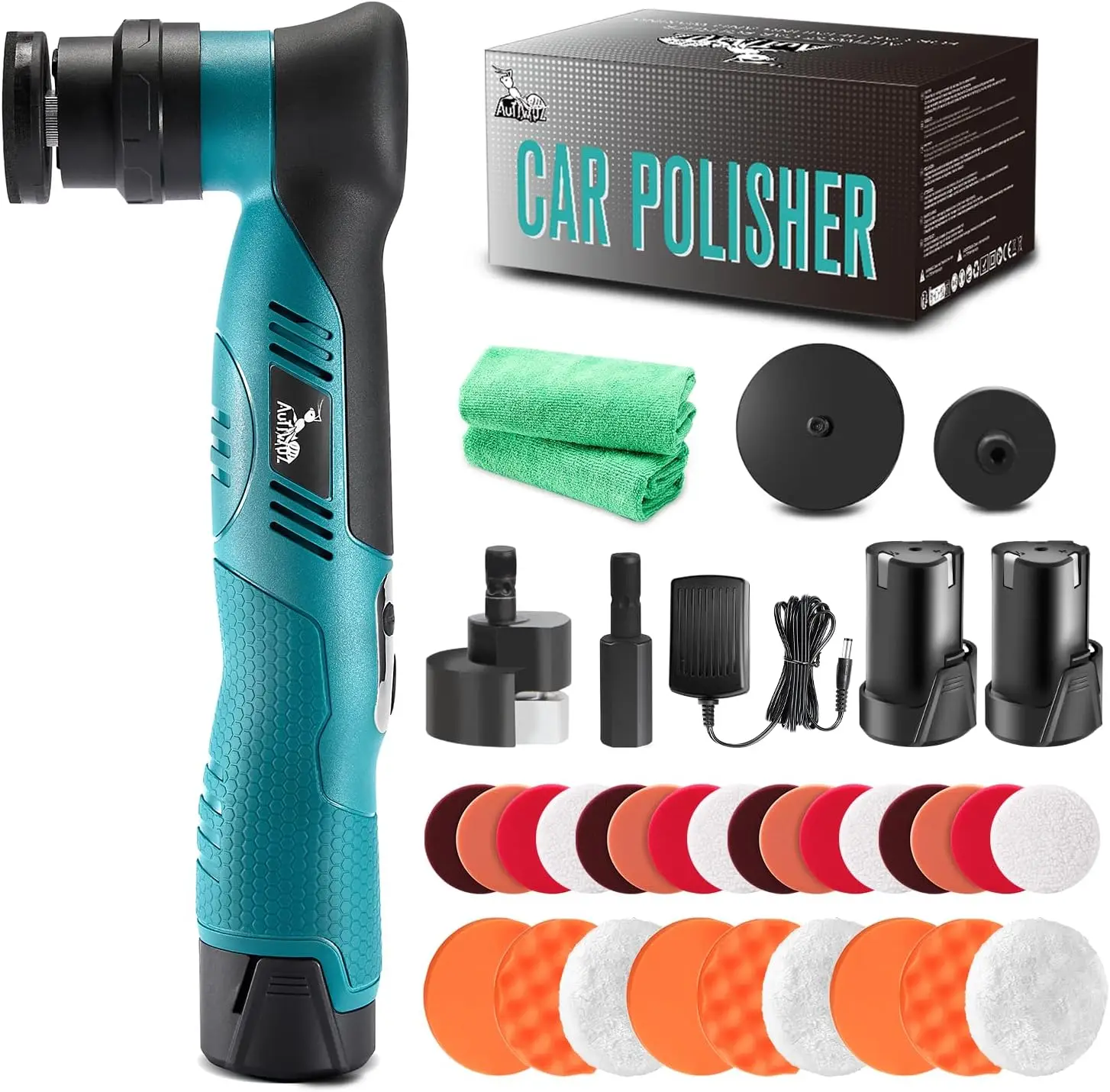 

Cordless Mini Car Polisher, 6 Speeds, Fast Change for Car Detailing and Boat Polishing