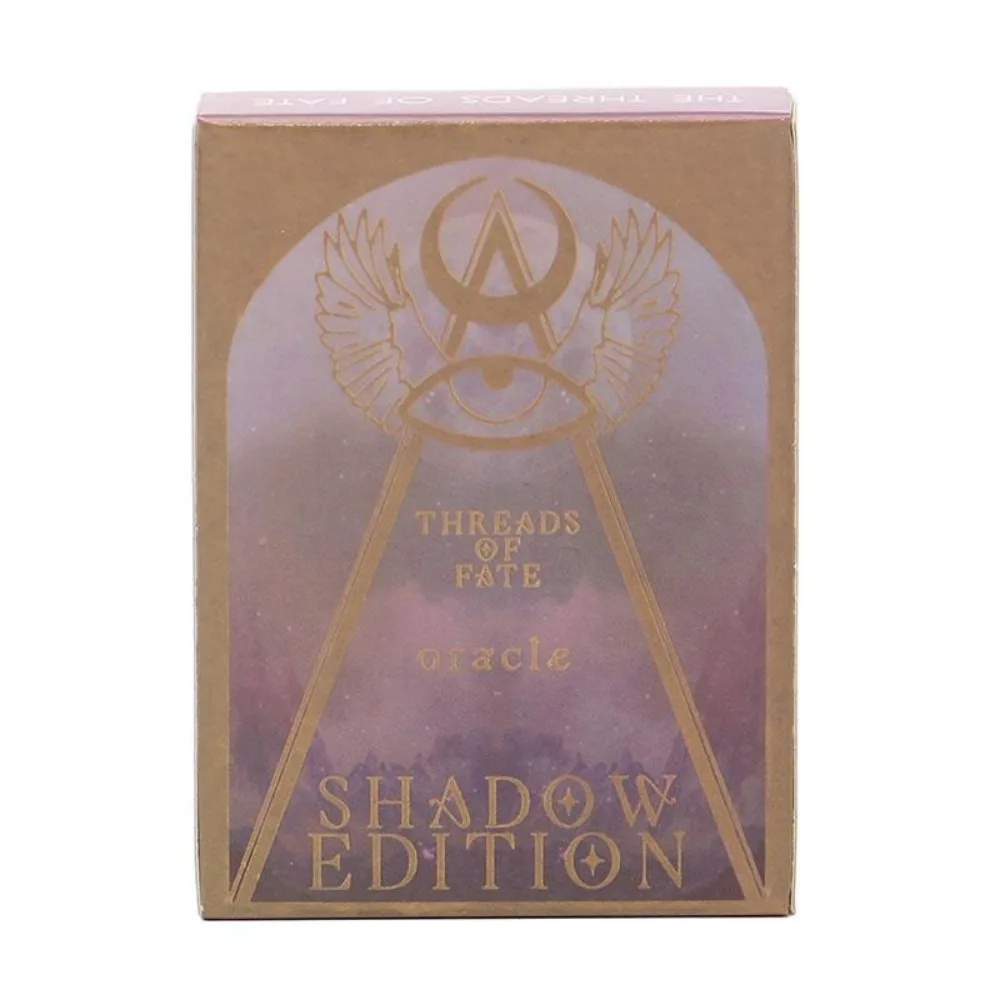 Fili per il destino Carte Oracle Shadow Edition Mazzo di tarocchi Intrattenimento Tavolo Giochi Divinazione 11 * 6,5 cm