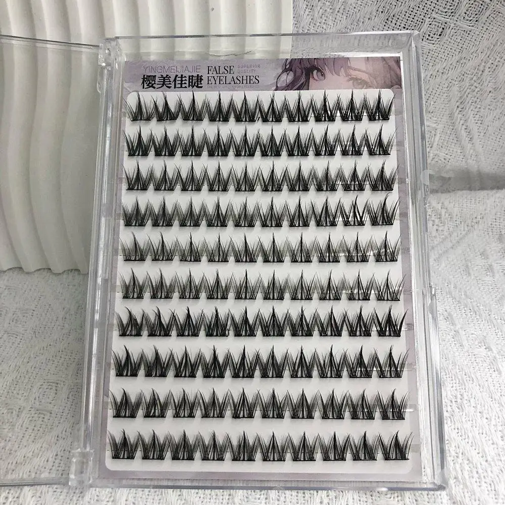 Faux-cils auto-adhésifs sans colle, grande capacité, œil de renard moelleux, Volume naturel, réutilisables, faciles à enlever