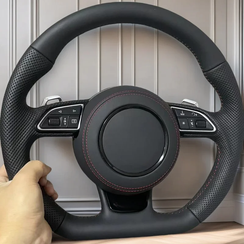 For Audi A4L A3 A5 A6L C7 A7 A8L Q3 Q5 Q7 Upgraded Multi-function Flat-bottom D-frame Sports Steering Wheel