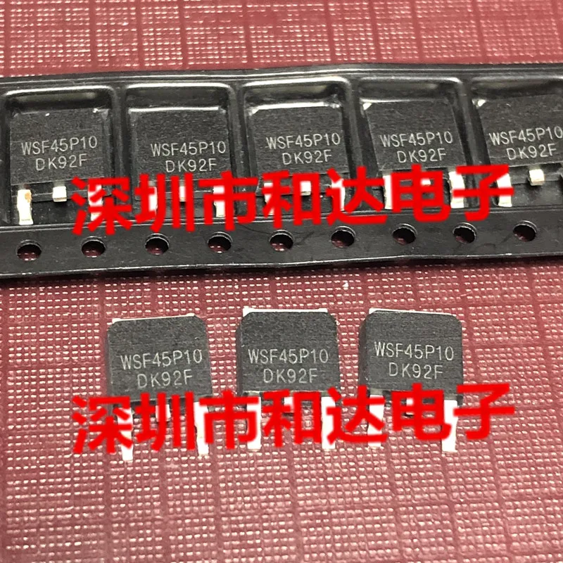 

10pcs orginal new WSF45P10 SMD TO-252 -100V -40A
