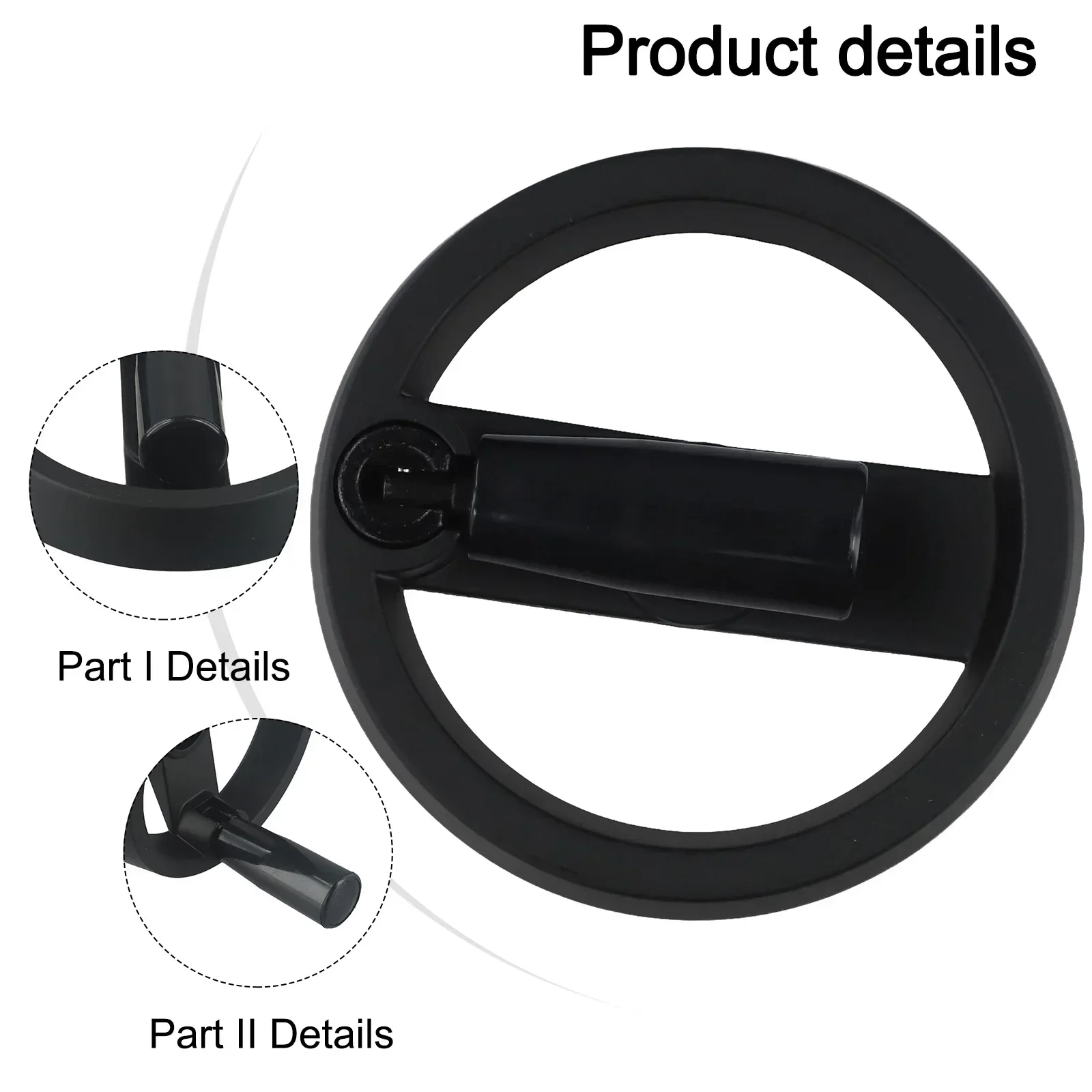 Foldable Handle Handwheel Aluminum Alloy Foldable Handwheel Spoke Hand Wheel With Folding Revolving Handle For Milling Ma
