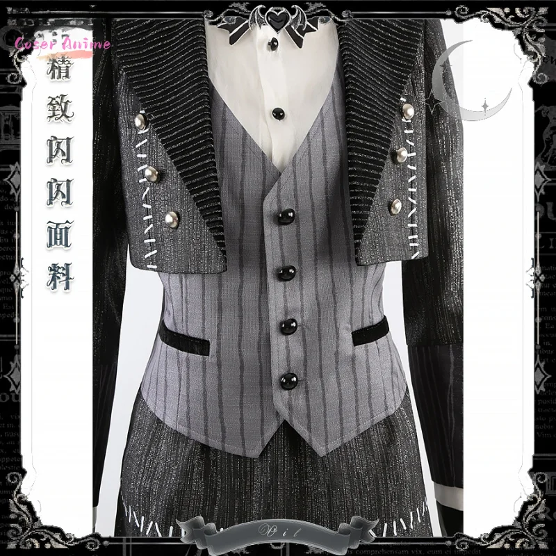 Twisted-Wonderland ‌   Костюм для косплея Vil Schoenheit, униформа на Хэллоуин, карнавал, вечеринку, Рождество, ролевая одежда, одежда