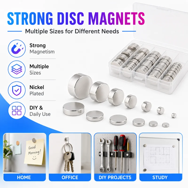4x2 5x2 6x2 8x3 10x2 12x3mm 3D-Druck-Magnete Starke Runde Scheibenmagnete Neodym-Magnet für DIY-Handwerk Modell Kühlschrank – Detail 5