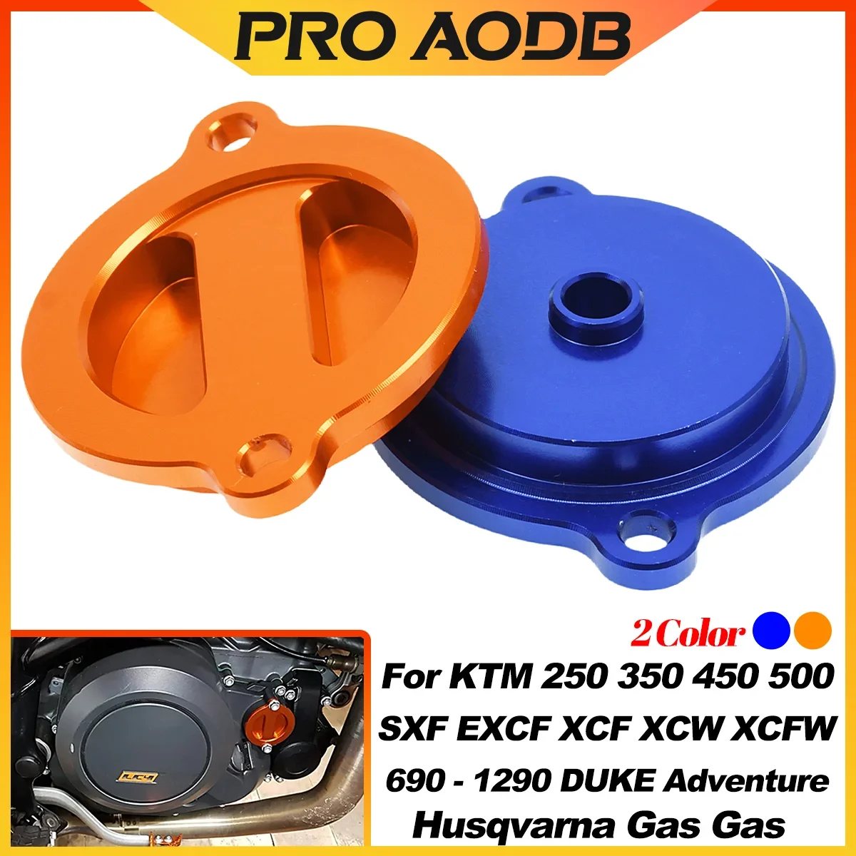 CNC Billet Ölfilter Abdeckkappe Für SXF XCF EXC-F EXC XCW XCF-W 250 350 450 500 530 2009-2016 2017 2018 Motocross Motorräder