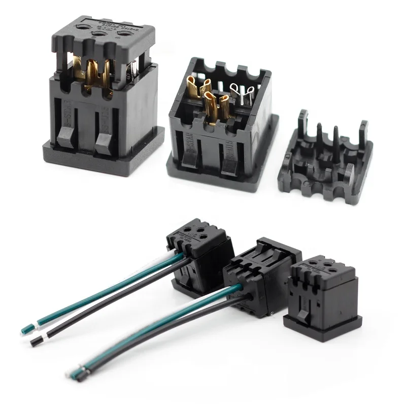 IEC 15A 125V AC power American US estándar socket 3 PIN plug PDU socket conector