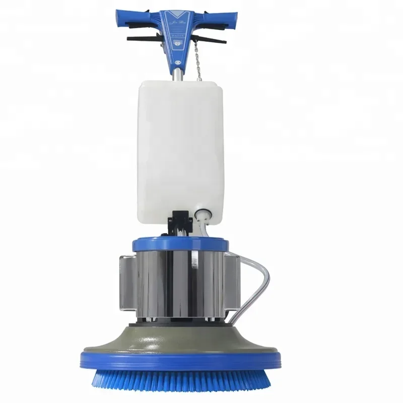 2024 blue color 175 rpm automatic rhinestone multifunctional floor brushing buffer for floor and carpet cleaning for workshop