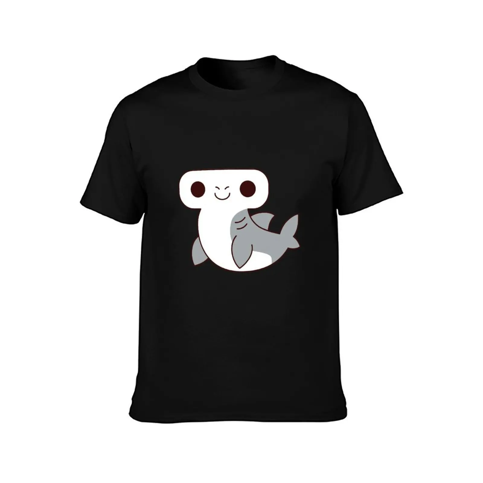 kawaii hammerhead shark T-Shirt Fashion Casual Short Sleeve Top T-Shirt