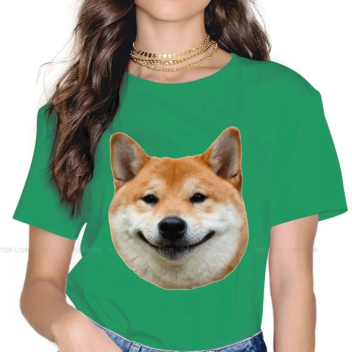 Shibe Smile Hip Hop TShirt  Corgi Short Legs Dog Creative Casual T Shirt Girl Tee Unique Gift Idea