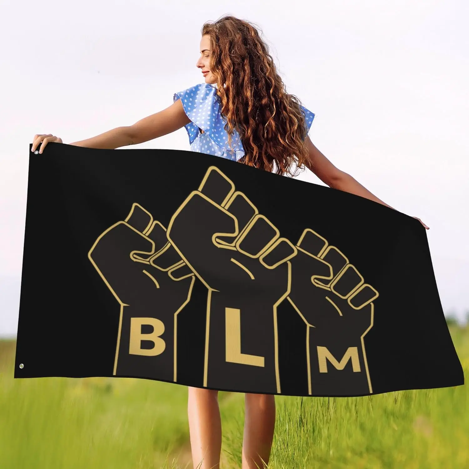 Flagicts 100% Polyester Black Lives Matter Flags