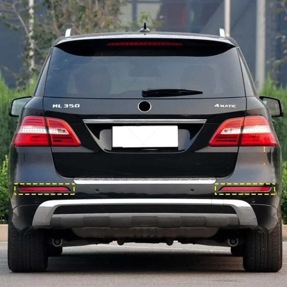 For 2012-2019 W166 Mercedes Benz GLE350/350D/550E ML250/350/400/550/63 AMG Rear Bumper Reflector Lamp 1668200074 1668200174