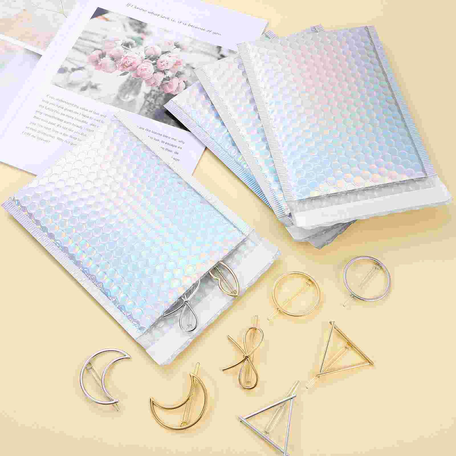 

12 Pcs Shipping Adhesive Mailers Envelopes Storage Packaging Sealing Cushioning Shockproof Small Business Mailing