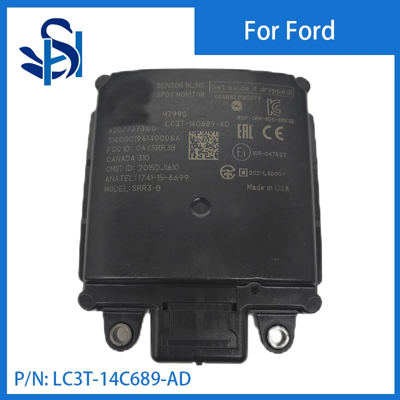 

LC3T-14C689-AD Blind Spot Sensor Module Distance Sensor Monitor for 2020-21 Ford F-250 F-350 Super Duty