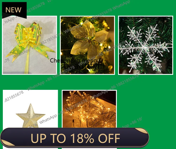 

P178 Large Frame Christmas Tree 3/4/5/6/8/ 10m Set Glowing Outdoor Square Mall Decoration Display