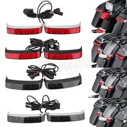 Motorcycle Saddlebag LED Run Brake Turn Signal Rear Light For Harley Touring Street Glide FLHR CVO Limited 2014-2022 Road King