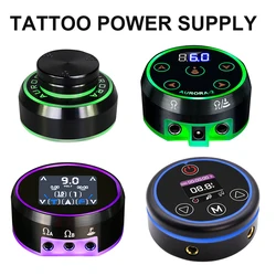 Professional Aurora 2 Tattoo Power Supply, Double Digital LCD Screen for Coil & Rotary Tattoo Machine, Permanent Makeup Power