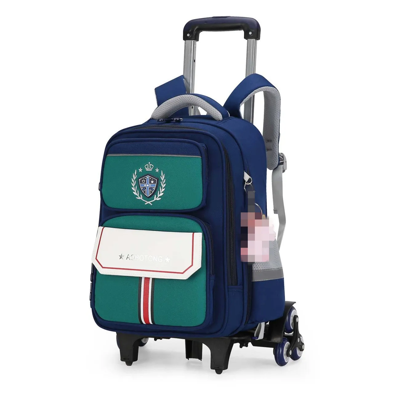 new-arrival-elementary-school-student-rolling-bookbag-large-capacity-35-grade-pull-handle-wheel-suitcase-climbing-stairs