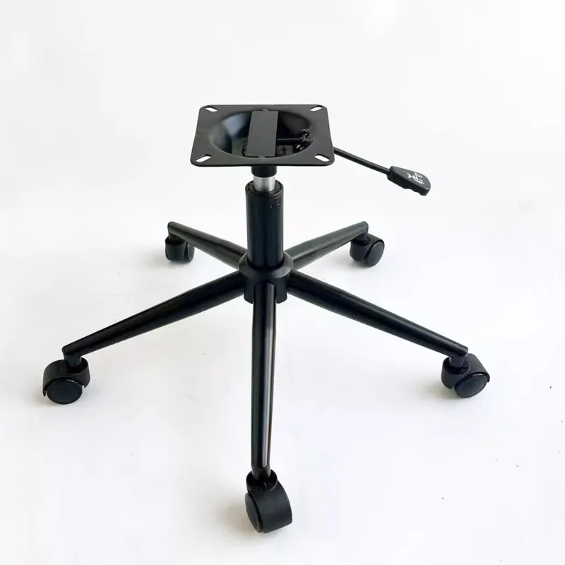 Black Five-star Foot Computer Chair Base High Stretch Widened Thickened Chair Accessories Chassis Pulley