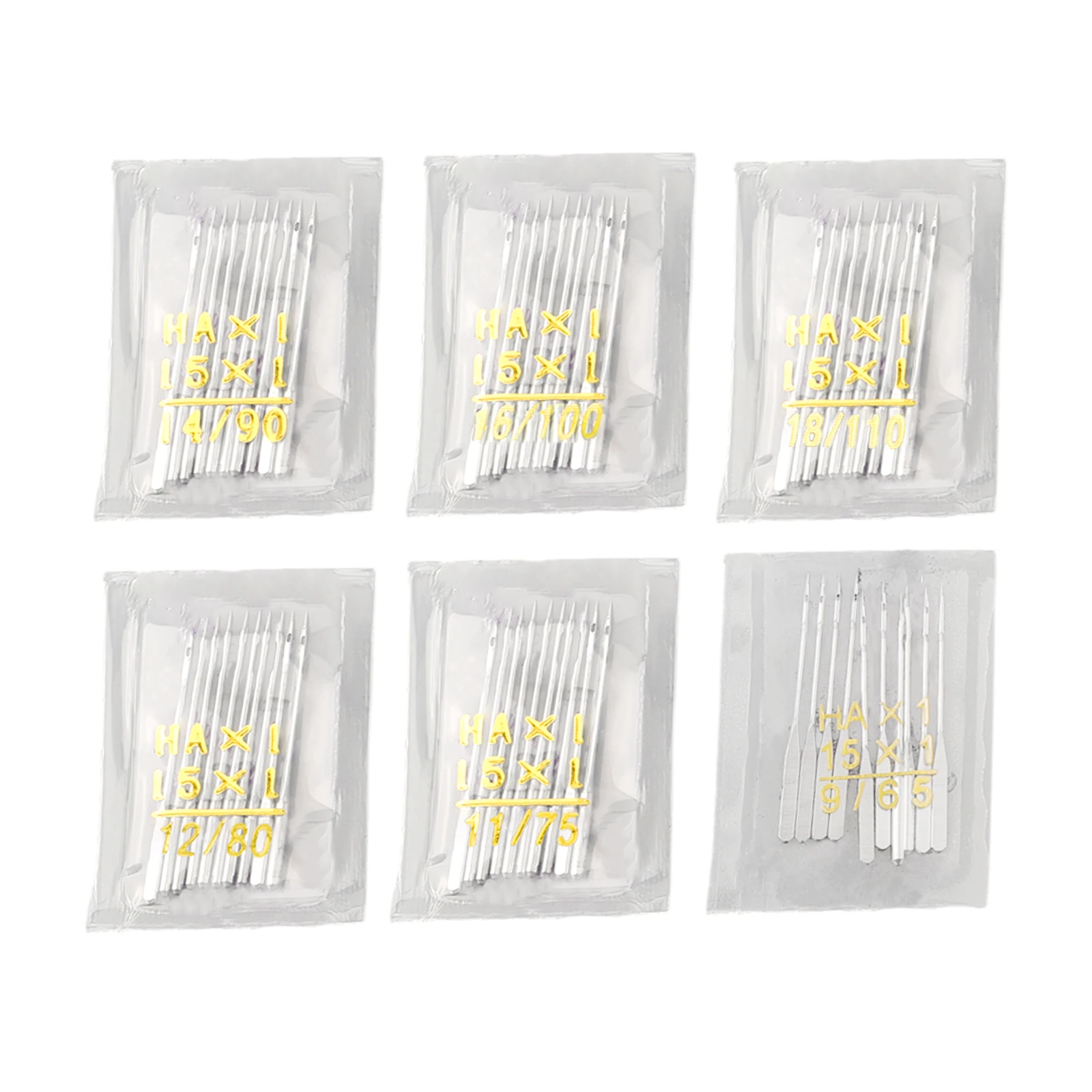 Accessories Sewing Needles 6 SIZES Standard Size 60 Piece Easy To Use Flat Handle High Quality LEARNING MATERIAL