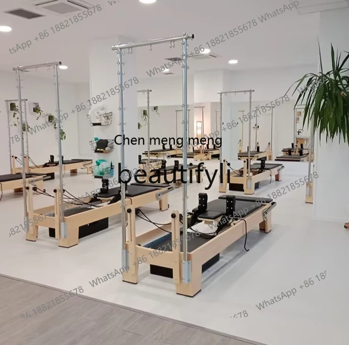 

Efficient Training Maple Half-Rack Pilates Shaping Equipment Posture Correction Fitness Yoga Core Bed