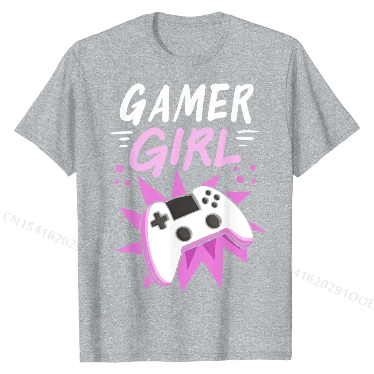 Gamer Girl Gaming Streaming Video Games Gift T-Shirt Special  Tshirts Cotton Mens Tops Shirt cosie