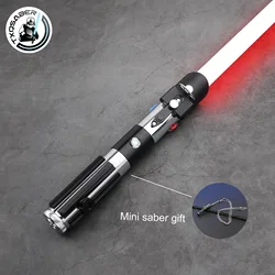 TXQ Darth Vader SE Lightsaber Luminous Toy 16sound Smooth Swing Combat Skywalke Gift JEDI Sword Metal Force Glow Proffie SNV4