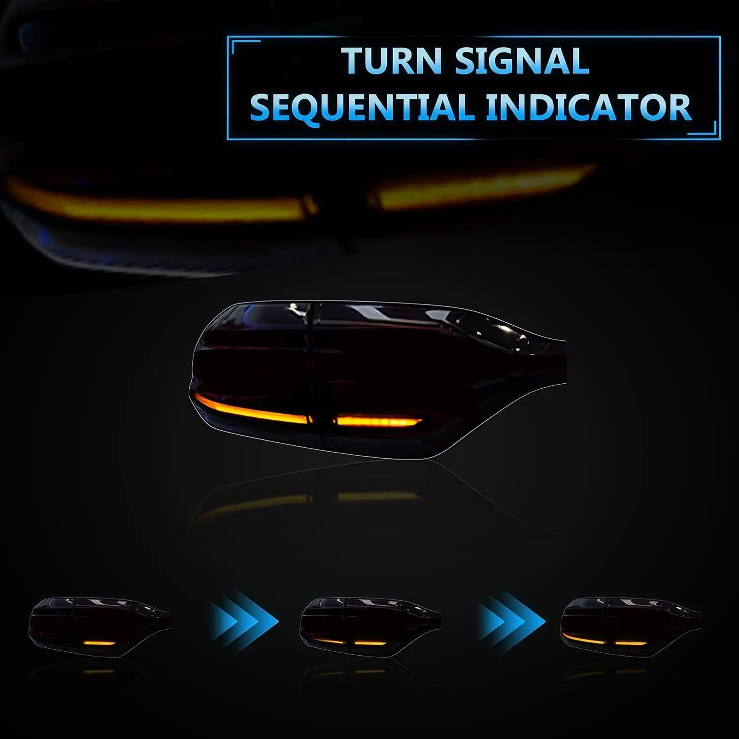 أضواء خلفية LED RGB لسيارة Toyota Corolla/Levin Us 12th Gen 2020-2024 مع رسوم متحركة لبدء تشغيل DRL