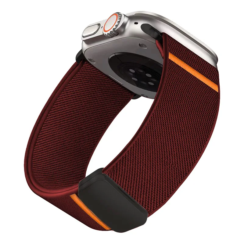 Nylon-Schlaufenarmband für Apple Watch Ultra 4/3/2 49mm 12 11 10 46mm 42mm Magnetisches Armband iWatch 9 8 7 6 SE 45mm 44mm 41/40mm Band – Detail 7