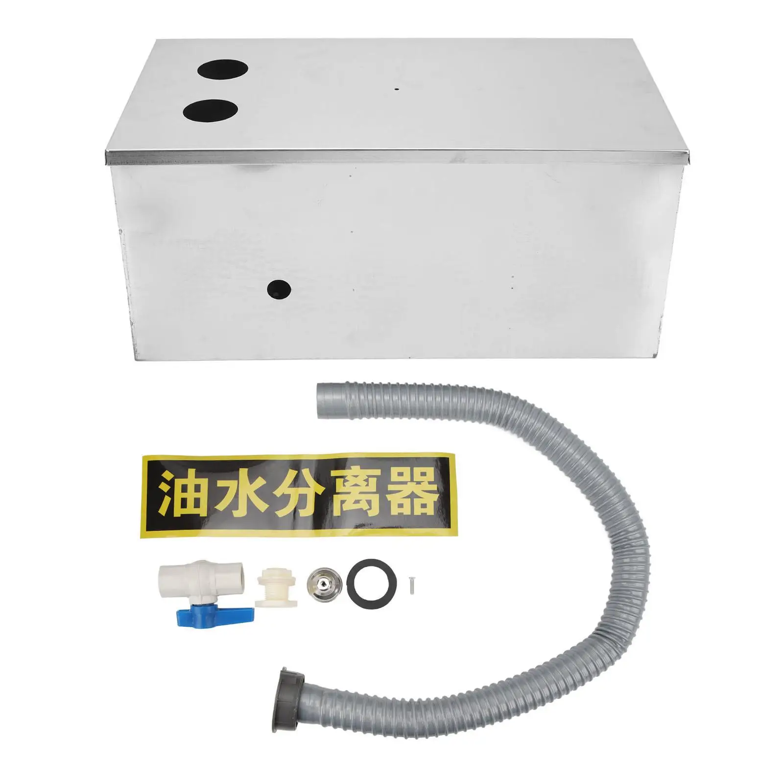 High Efficiency Oil Water Separator Grease Trap 3 Stage Filtration Dual Holes Corrosion-Resistant for petrochemical Use