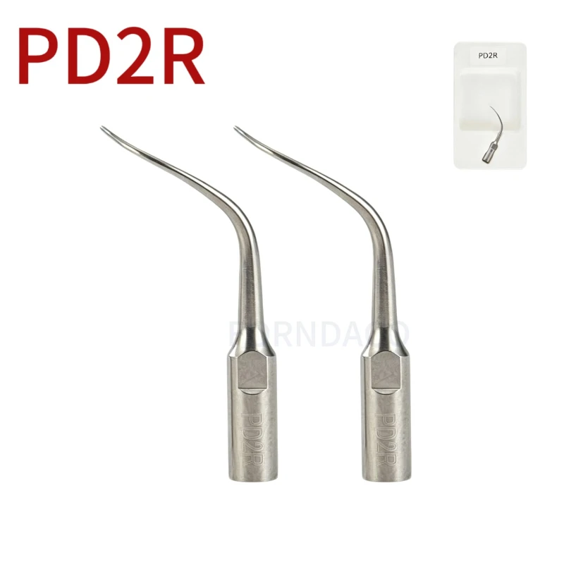 2pcs PD2R Dental Scaling Perio Tips for Satelec DTE NSK Ultrasonic Scaler Handpiece Tip Teeth Whitening