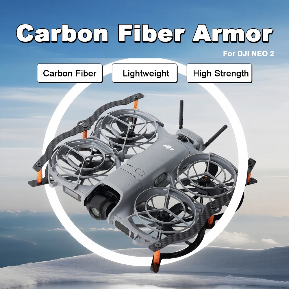 

Carbon Fiber Armor Frame for DJI NEO 2 Anti-Collision Anti-Scrash Protective Cover Accessory Lightweight Durable Full Protection