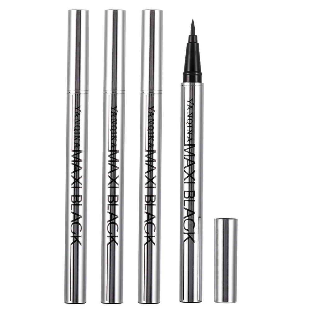 YANQINA Ultimative Schwarz Langlebig Eye Liner Bleistift Wasserdicht Eyeliner Wisch-Proof Kosmetik Schönheit Make-Up Flüssigkeit Delineador