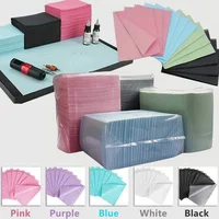 125/50/10 Uds almohadillas de limpieza para tatuajes Baberos dentales desechables cubiertas de mesa impermeables servilletas dentales para pacientes multicolores suministro de tatuaje