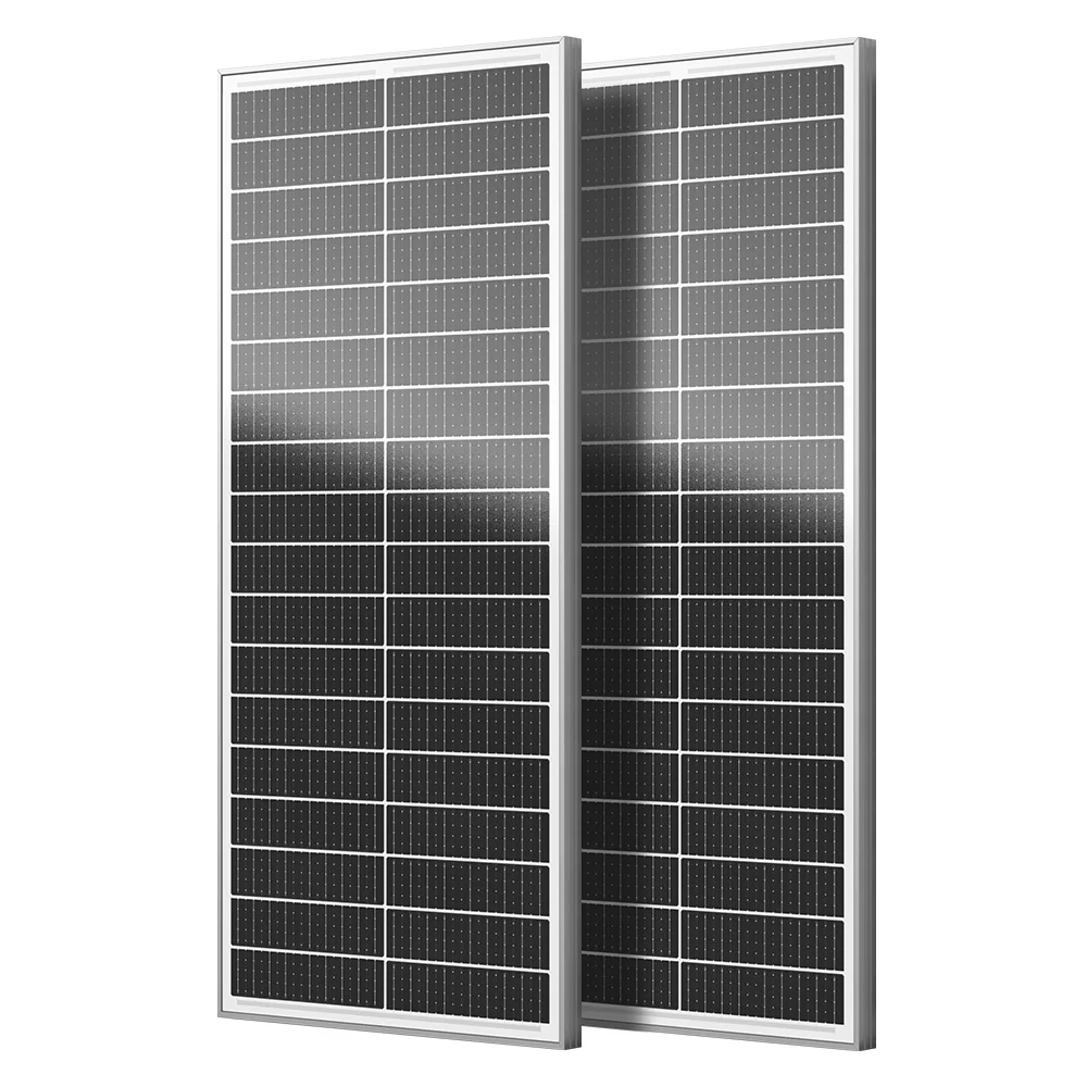 RVPOZWER 12.8V 100W/200W/300W/400W 18BB Rigid Solar Panel N-Type Mono Cells Waterproof PV Module for Camping Home RV image 3