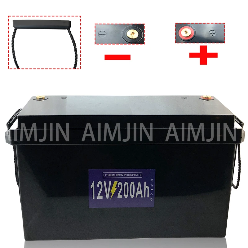 12V 200AH LiFePO4 Battery pack For Solar Energy Storage Yacht Robot