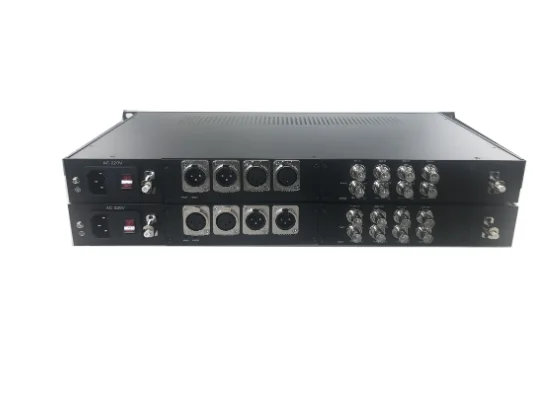 Fiber Optic Video 3G SDI/XLR Audio Converter Single Mode media converter fiber optical extender