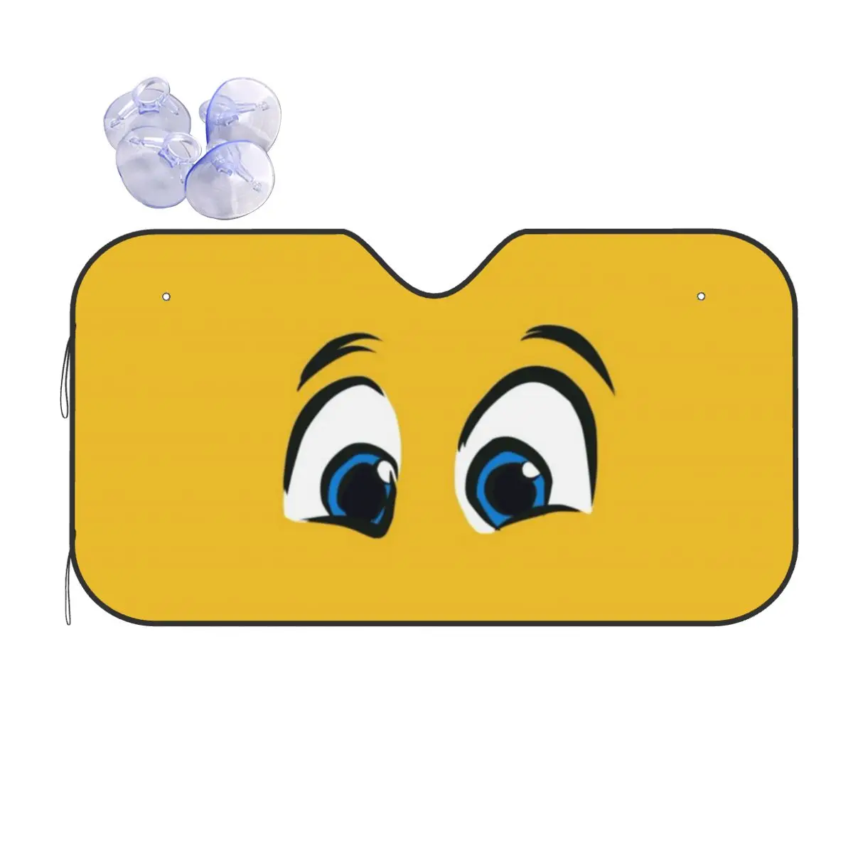 

Custom Inside Out Cartoon Car Windshield Sunshade Funny Anime Front Windshield Sun Shade Visor