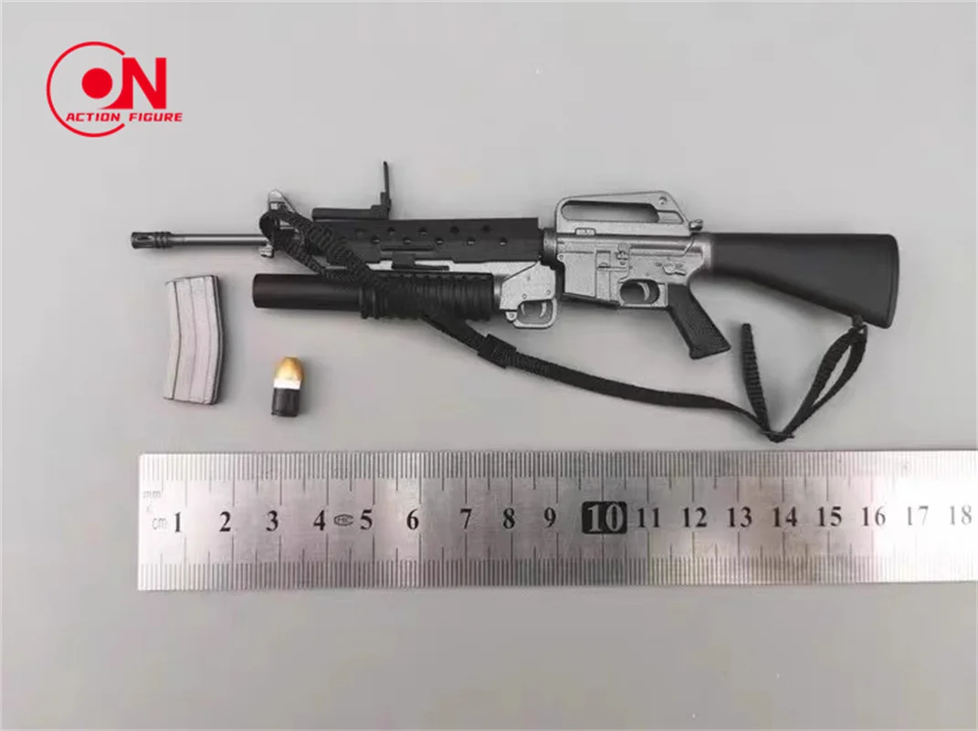 ZYTOYS 1/6 مقياس M16A1 + M203 نموذج الجندي بندقية سلاح المشهد اكسسوارات الدعائم صالح 12 ''الجندي عمل الشكل الجسم الدمى #4