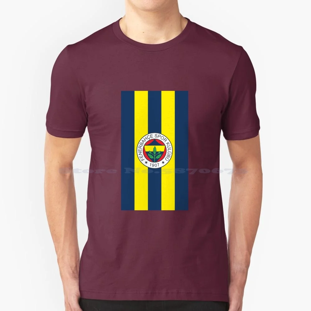 Fenerbahce 1907 T Shirt 100% Cotton Tee Fenerbahce 1907 Fenerbahce Sk Fb Turkish Football Team Soccer Super League Super Lig