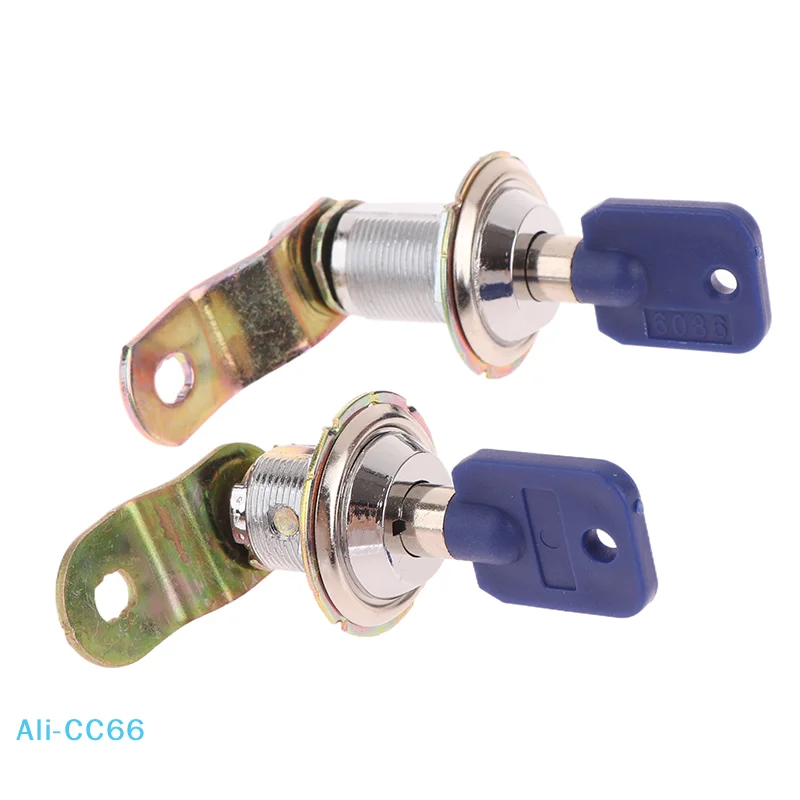 【C】1 مجموعة DIY ممر الكرة والدبابيس فتحة ألعاب رافعة سوينغ آلات بيع خزانة خشبية عملة الباب ممر قفل مفتاح قفل كام #1