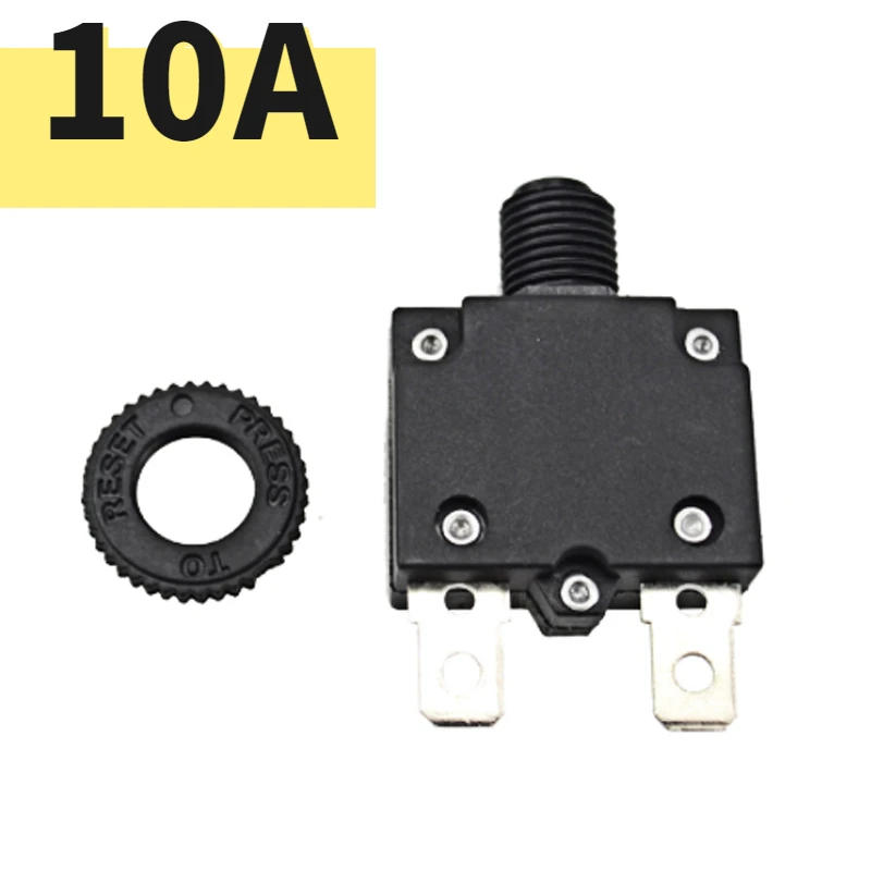 

Thermal Circuit Breakers Waterproof Dustproof Cap for 10A Thermal Overload Protector Push Button Switch