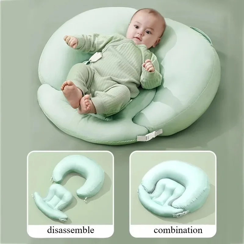 2-in-1 Slope Pillow Nursing Pillow Baby Multi Functional Lying Feeding Pillow Cushion Anti Spit Bed Maternal Child Supplies