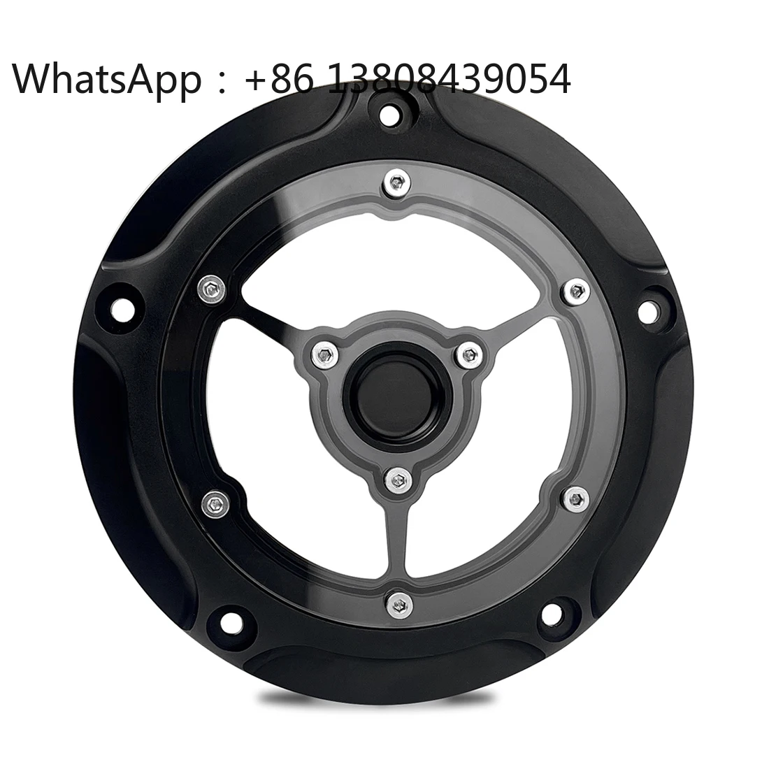 Black Clarity Derby Cover for Harley  Softail FXST 107 Engine Fatboy 107 Fat Bob 114 2019-up