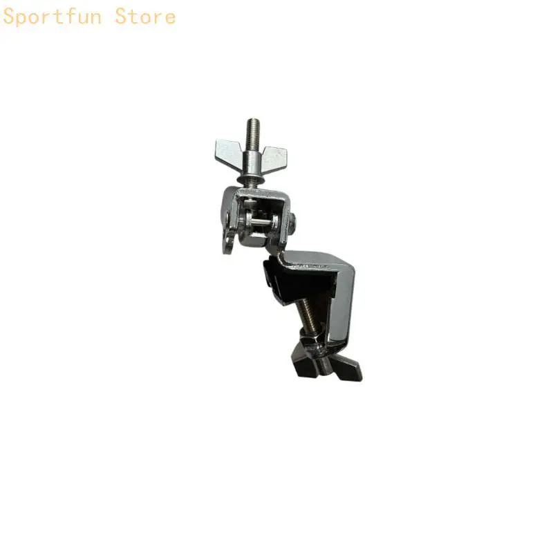 Kick Drum Hardware Mounting Rod Bracket, Adjustable Metal Clamp Joiner for Drum Rehearsal, Show Prep, Lesson Rooms and