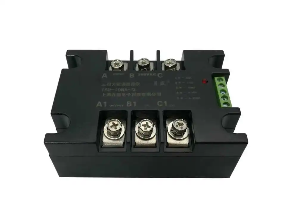 Three-phase torque motor speed regulator module TSR-10WA-SL can be connected to 4-20MA motor controller