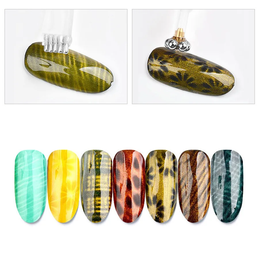 Nail Art Tools New Cat's Eye Magnet Nail Polish Glue Fancy Multifunctional Nail Art Cat's Eye Magnet Pen