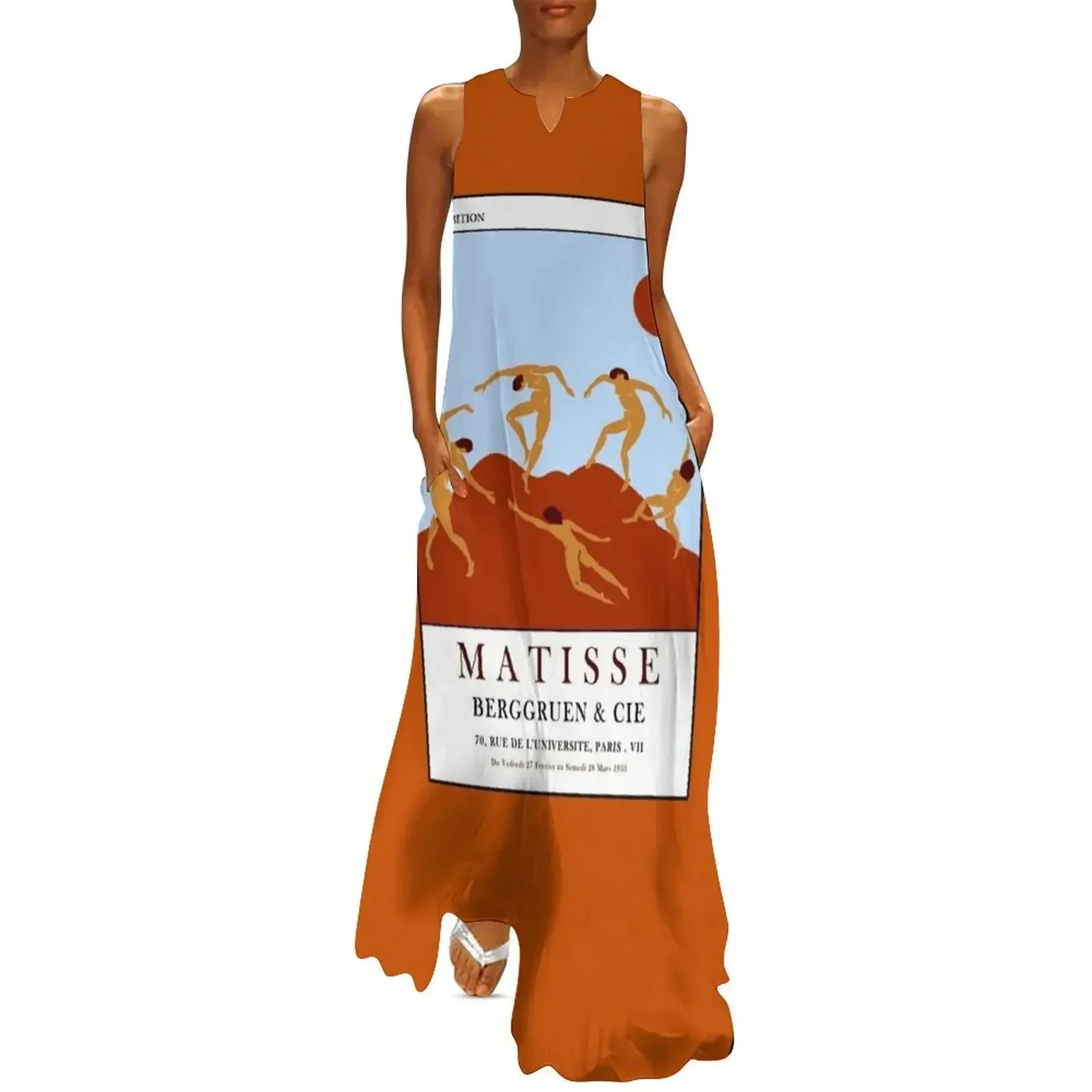 

MATISSE : Vintage 1933 Berggruen and Cie The Dance Exhibit Advertising Print Long Dress dress summer Dress