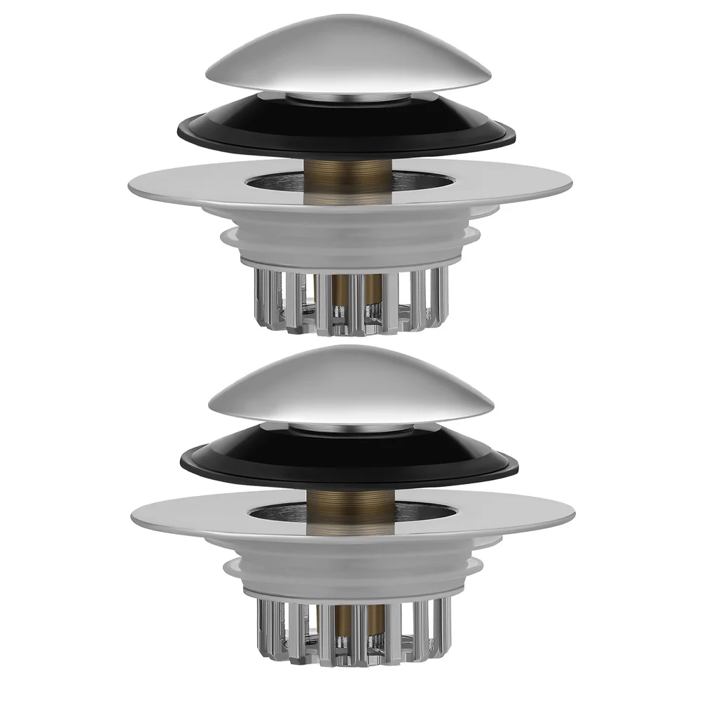 

Универсальная латунная/медная пробка-заглушка для ванны с нажимным механизмом, предотвращающая засоры, для гладкого слива воды из ванны и раковины