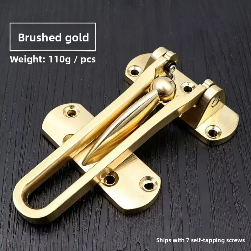 Thickened Anti‑theft Door Safety Reverse Lock Hardware Hotel Guesthouse Wooden Gate Household Privacy