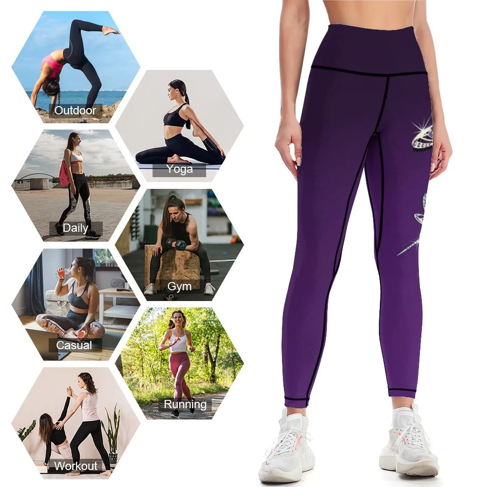 Leggings de sport libellule pour femmes, leggings de sport, pensionGoals